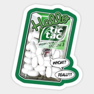 Hello Tic-Tac Sticker